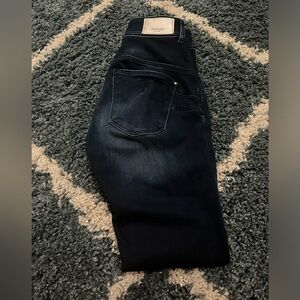 GUESS womens Midnight Blue Skinny Jeans
